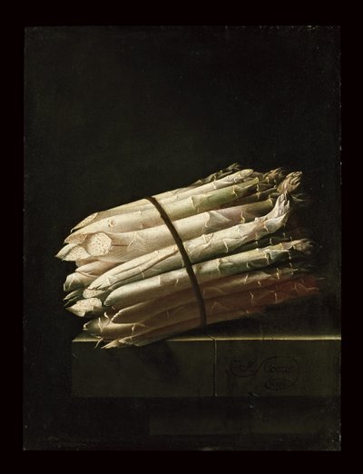 Natura morta di asparagi, 1699 da Adrian Coorte